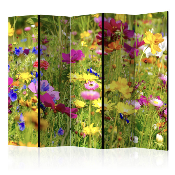 Parawan Dwustronny Letnie Kwiaty 225x172cm 1094795