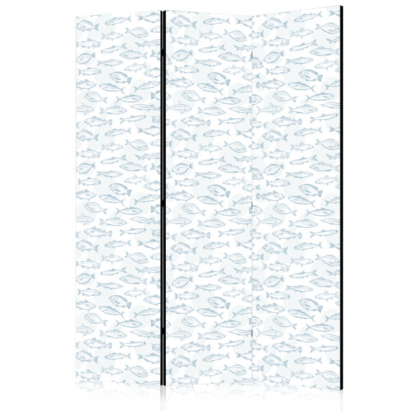 Parawan Dwustronny Niebieskie Ryby 135x172cm 1095064