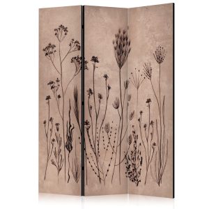 Parawan Dwustronny Roślinny Vintage 135x172cm 1094840