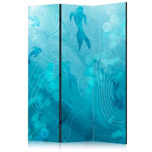 Parawan Dwustronny Rybki Koi Pod Taflą Wody 135x172cm 1094469