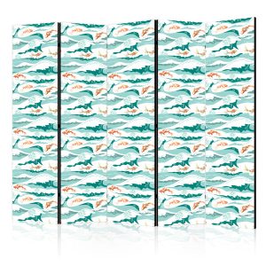 Parawan Dwustronny Ryby Wyskakujące Ponad Fale 225x172cm 1095438 Parawan Dwustronny Ryby Wyskakujące Ponad Fale 225x172cm 1095438