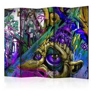 Parawan dwustronny Street art 225 x 172 cm 1 szt 571414 Parawan dwustronny Street art 225 x 172 cm 1 szt 571414