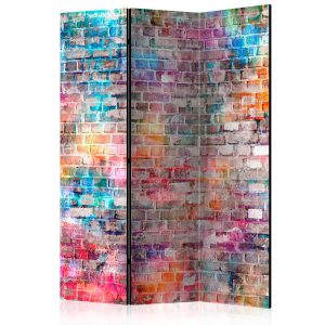 Parawan dwustronny Tła i desenie 135 x 172 cm 1 szt 572758