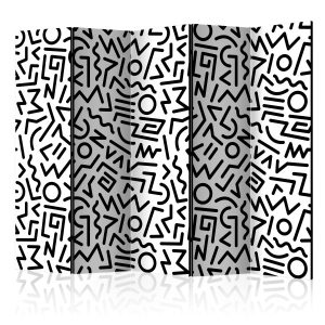Parawan dwustronny Tła i desenie 225 x 172 cm 1 szt 573176 Parawan dwustronny Tła i desenie 225 x 172 cm 1 szt 573176