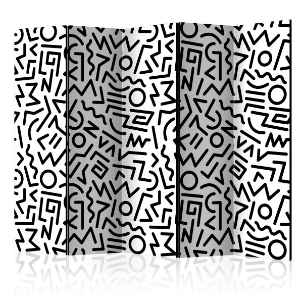 Parawan dwustronny Tła i desenie 225 x 172 cm 1 szt 573176