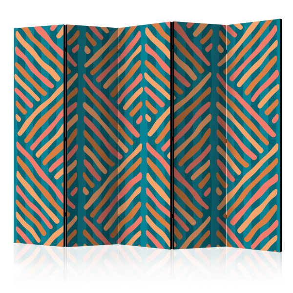 Parawan dwustronny Tła i desenie 225 x 172 cm 1 szt 573436