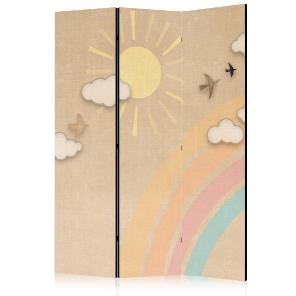 Parawan Dwustronny Wakacyjne Niebo 135x172cm 1094540