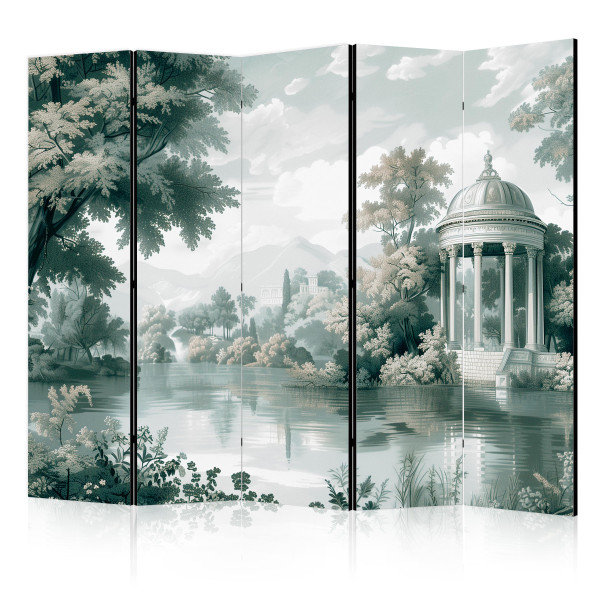 Parawan Dwustronny Widok Na Park I Jezioro 225x172cm 1094156