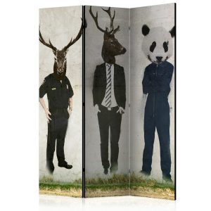 Parawan dwustronny Zwierzęta 135 x 172 cm 1 szt 570792 Parawan dwustronny Zwierzęta 135 x 172 cm 1 szt 570792
