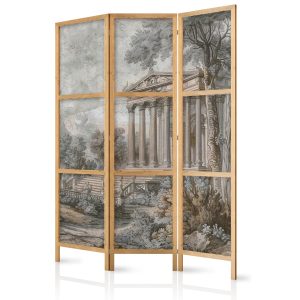Parawan Japoński 3-panelowy Antyczny Pejzaż 135x172cm 1094310 Parawan Japoński 3-panelowy Antyczny Pejzaż 135x172cm 1094310