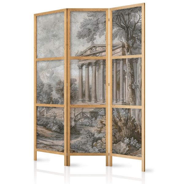 Parawan Japoński 3-panelowy Antyczny Pejzaż 135x172cm 1094310