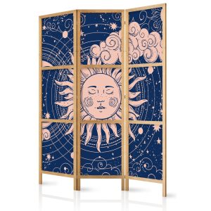 Parawan Japoński 3-panelowy Kosmiczna Harmonia 135x172cm 1094876 Parawan Japoński 3-panelowy Kosmiczna Harmonia 135x172cm 1094876