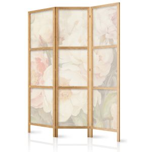 Parawan Japoński 3-panelowy Kwitnące Piwonie 135x172cm 1094655 Parawan Japoński 3-panelowy Kwitnące Piwonie 135x172cm 1094655