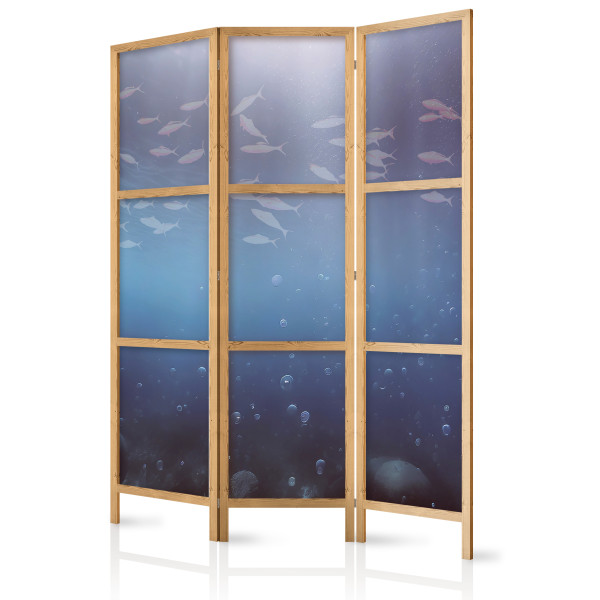 Parawan Japoński 3-panelowy Ławica Małych Rybek 135x172cm 1094934