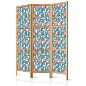Parawan Japoński 3-panelowy Orientalny Staw 135x172cm 1094352 Parawan Japoński 3-panelowy Orientalny Staw 135x172cm 1094352