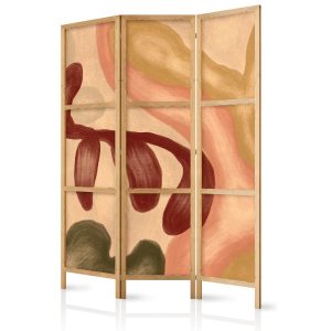 Parawan Japoński 3-panelowy Przetarte Figury 135x172cm 1094549 Parawan Japoński 3-panelowy Przetarte Figury 135x172cm 1094549