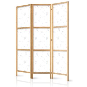Parawan Japoński 3-panelowy Samoloty I Balony 135x172cm 1095131 Parawan Japoński 3-panelowy Samoloty I Balony 135x172cm 1095131