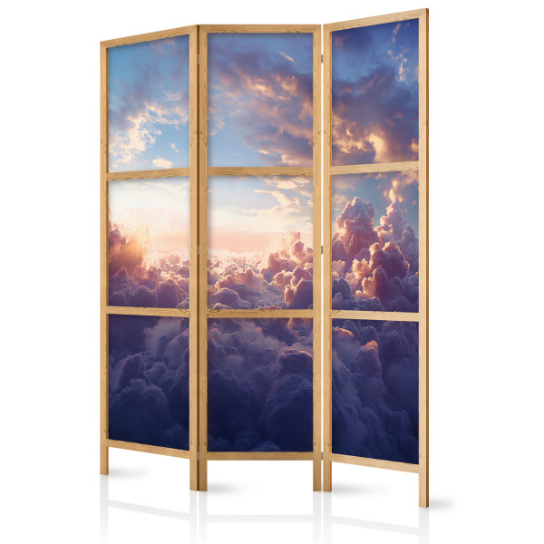 Parawan Japoński 3-panelowy Słońce W Ukryciu 135x172cm 1094153