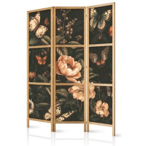 Parawan Japoński 3-panelowy Tajemniczy Ogród 135x172cm 1095783 Parawan Japoński 3-panelowy Tajemniczy Ogród 135x172cm 1095783