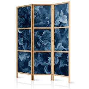Parawan Japoński 3-panelowy Wiktoriańskie Liście 135x172cm 1095681 Parawan Japoński 3-panelowy Wiktoriańskie Liście 135x172cm 1095681