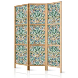 Parawan Japoński 3-panelowy Wzór W Stylu Wiktoriańskim 135x172cm 1094754 Parawan Japoński 3-panelowy Wzór W Stylu Wiktoriańskim 135x172cm 1094754