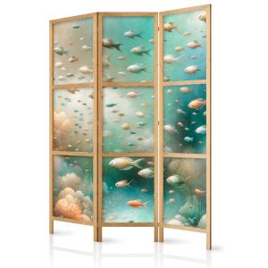 Parawan Japoński 3-panelowy Zjawiskowy Podwodny Krajobraz 135x172cm 1094373 Parawan Japoński 3-panelowy Zjawiskowy Podwodny Krajobraz 135x172cm 1094373