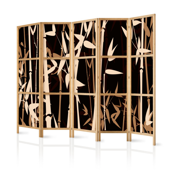 Parawan Japoński 5-panelowy Bambusy 225x172cm 1095708