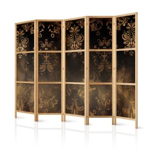 Parawan Japoński 5-panelowy Barokowe Ornamenty Retro 225x172cm 1095756 Parawan Japoński 5-panelowy Barokowe Ornamenty Retro 225x172cm 1095756