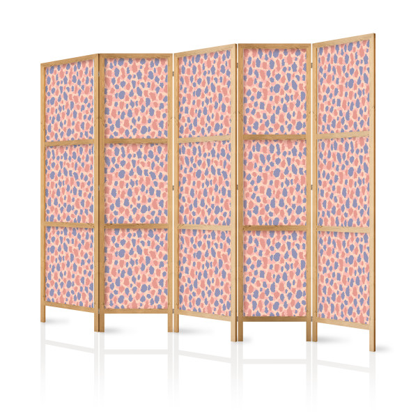 Parawan Japoński 5-panelowy Deseń Żyrafy 225x172cm 1094381