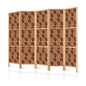 Parawan Japoński 5-panelowy Drapieżne Rysy 225x172cm 1094227 Parawan Japoński 5-panelowy Drapieżne Rysy 225x172cm 1094227