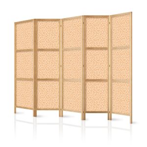 Parawan Japoński 5-panelowy Drobne Kropeczki 225x172cm 1094948 Parawan Japoński 5-panelowy Drobne Kropeczki 225x172cm 1094948