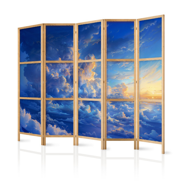 Parawan Japoński 5-panelowy Gdy Niebo Staje Się Płótnem 225x172cm 1094659