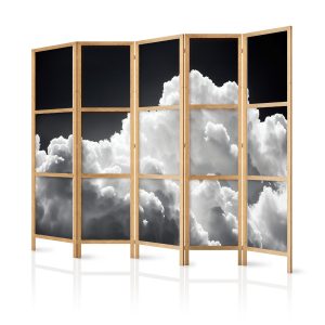 Parawan Japoński 5-panelowy Gra Światła Słonecznego 225x172cm 1095775 Parawan Japoński 5-panelowy Gra Światła Słonecznego 225x172cm 1095775