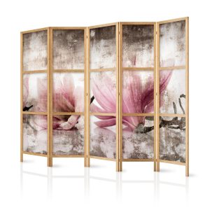 Parawan Japoński 5-panelowy Magnolie Retro 225x172cm 1094162 Parawan Japoński 5-panelowy Magnolie Retro 225x172cm 1094162