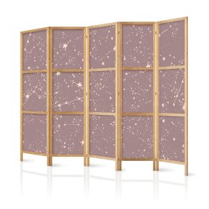 Parawan Japoński 5-panelowy Nocne Niebo 225x172cm 1095194 Parawan Japoński 5-panelowy Nocne Niebo 225x172cm 1095194