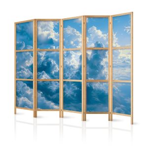 Parawan Japoński 5-panelowy Ocean W Powietrzu 225x172cm 1095696 Parawan Japoński 5-panelowy Ocean W Powietrzu 225x172cm 1095696