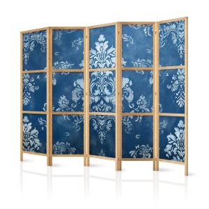Parawan Japoński 5-panelowy Ornament Retro 225x172cm 1094628 Parawan Japoński 5-panelowy Ornament Retro 225x172cm 1094628
