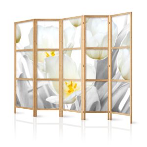 Parawan Japoński 5-panelowy Świetliste Tulipany 225x172cm 1095764 Parawan Japoński 5-panelowy Świetliste Tulipany 225x172cm 1095764