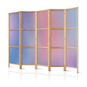 Parawan Japoński 5-panelowy Tęczowy Gradient 225x172cm 1094486 Parawan Japoński 5-panelowy Tęczowy Gradient 225x172cm 1094486
