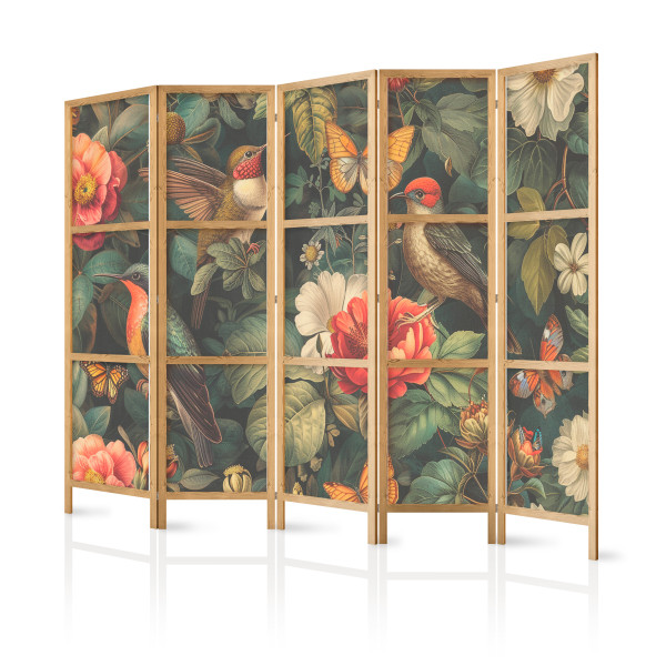 Parawan Japoński 5-panelowy W Ogrodzie Botanicznym 225x172cm 1094859