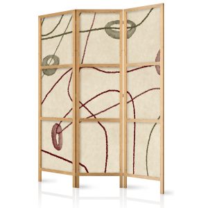 Parawan japoński Abstrakcje 135 x 172 cm 1 szt 574878 Parawan japoński Abstrakcje 135 x 172 cm 1 szt 574878