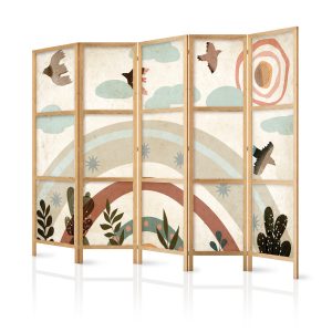 Parawan japoński Dla dzieci 225 x 172 cm 1 szt 575676 Parawan japoński Dla dzieci 225 x 172 cm 1 szt 575676