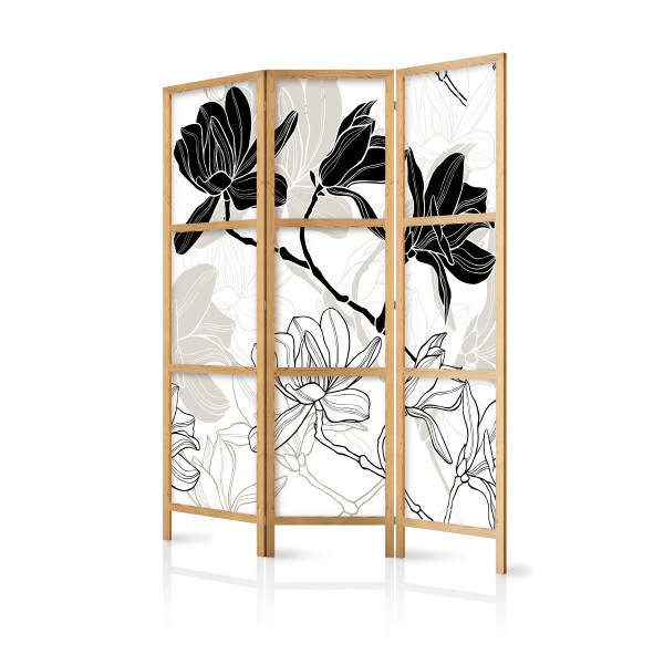 Parawan japoński Kwiaty 135 x 172 cm 1 szt 573989