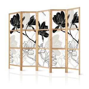 Parawan japoński Kwiaty 225 x 172 cm 1 szt 571730 Parawan japoński Kwiaty 225 x 172 cm 1 szt 571730