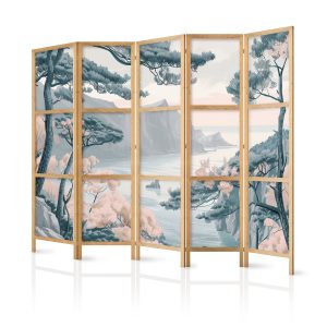 Parawan japoński Pejzaże 225 x 172 cm 1 szt 575448 Parawan japoński Pejzaże 225 x 172 cm 1 szt 575448