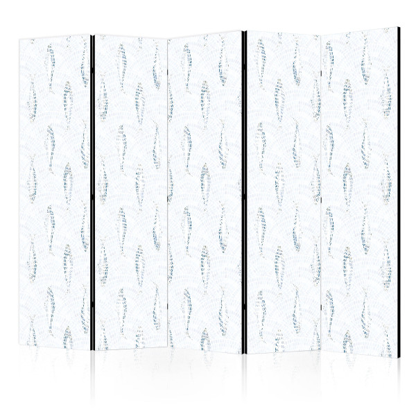 Parawan Jednostronny Delikatne Błękitne Ryby 225x172cm 1095063
