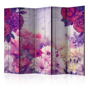 Parawan jednostronny Kwiaty 225 x 172 cm 1 szt 571624 Parawan jednostronny Kwiaty 225 x 172 cm 1 szt 571624