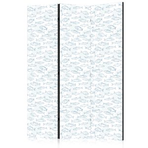 Parawan Jednostronny Niebieskie Ryby 135x172cm 1094281 Parawan Jednostronny Niebieskie Ryby 135x172cm 1094281