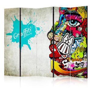 Parawan jednostronny Street art 225 x 172 cm 1 szt 572424