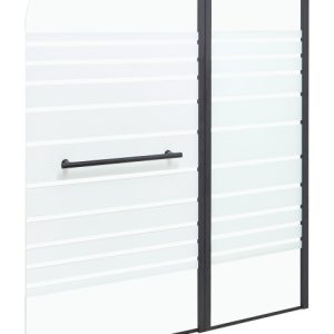 Parawan nawannowy 1-skrzydłowy 140×120 czarny 710948 Parawan nawannowy 1-skrzydłowy 140×120 czarny 710948